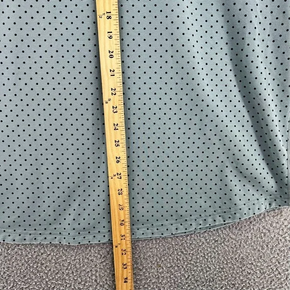 BYLT Polo Shirt Mens Size 2XL Gray Polka Dot Golf Casual Short Sleeve Stretch - Picture 15 of 16